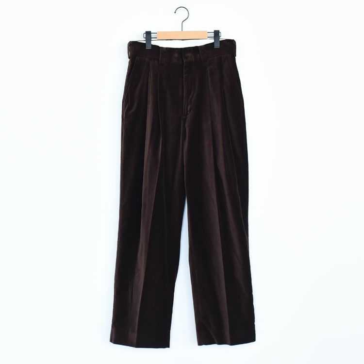 ORGANIC VELVET TOMBOY PANTS オーガニックベルベット トムボーイパンツ