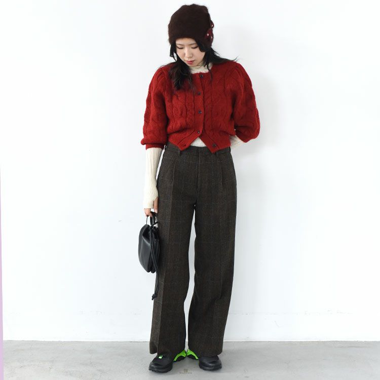 Halfsleeve Cable Cardigan ハーフスリーブ ケーブルカーディガン