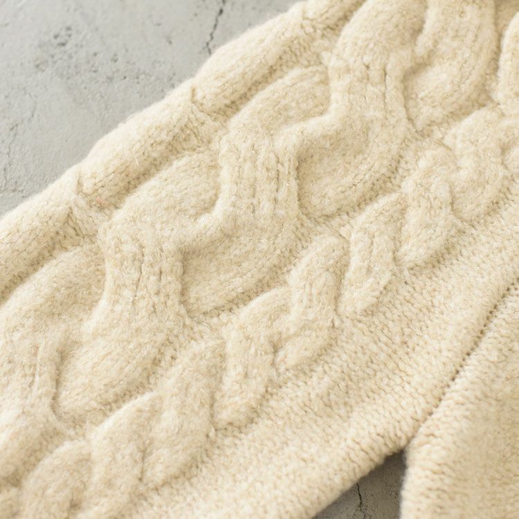 Halfsleeve Cable Cardigan ハーフスリーブ ケーブルカーディガン