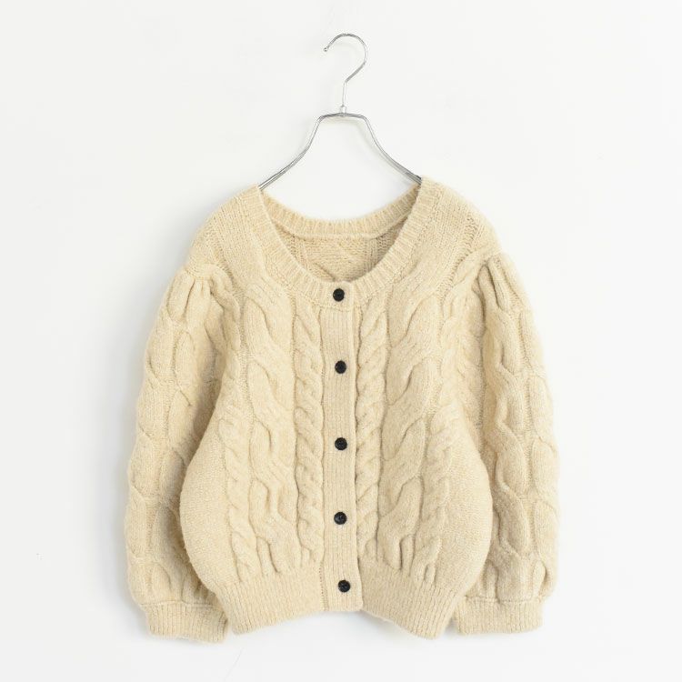 Halfsleeve Cable Cardigan ハーフスリーブ ケーブルカーディガン