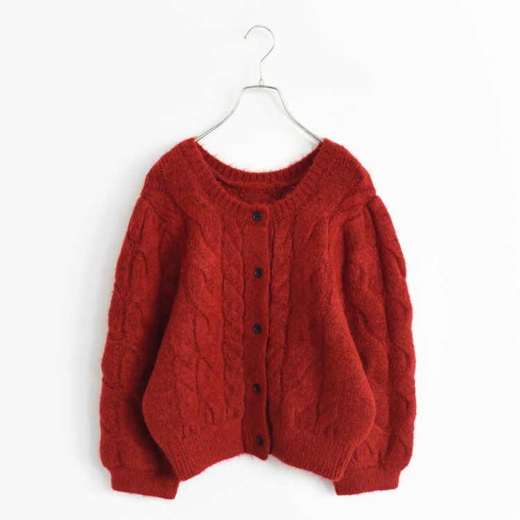 Halfsleeve Cable Cardigan ハーフスリーブ ケーブルカーディガン