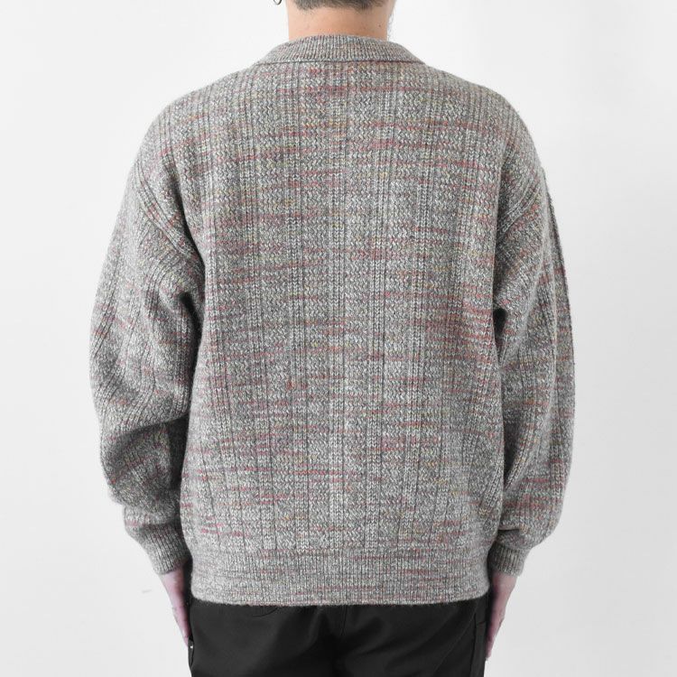 Rib Pattern Knit Jacket リブパターン ニットジャケット