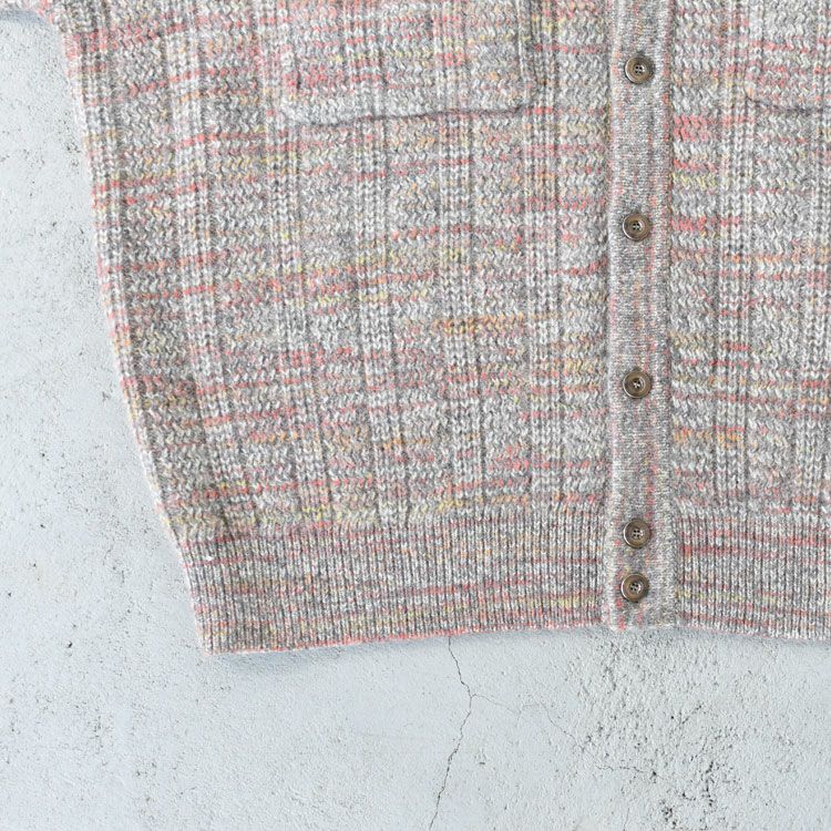 Rib Pattern Knit Jacket リブパターン ニットジャケット