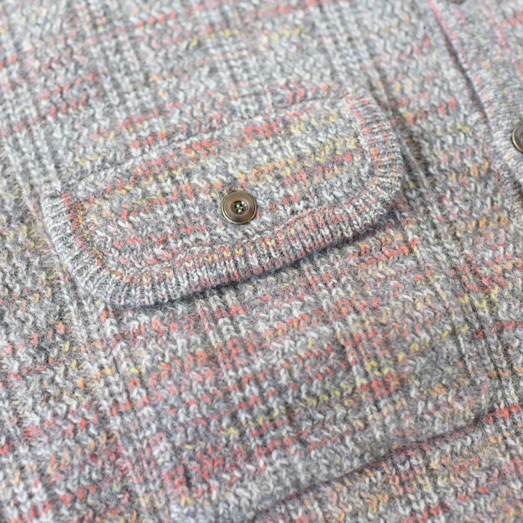 Rib Pattern Knit Jacket リブパターン ニットジャケット