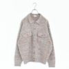 Rib Pattern Knit Jacket リブパターン ニットジャケット