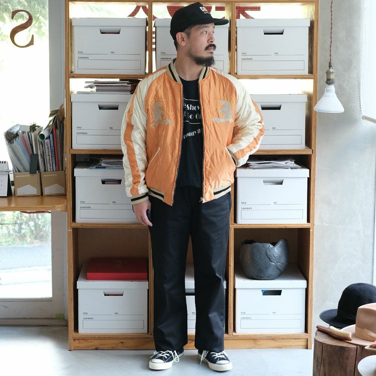 Late 1950s Style Velveteen Souvenir Jacket "POLAR BEAR"×"ALASKA MAP" ベルベットスーベニアジャケット