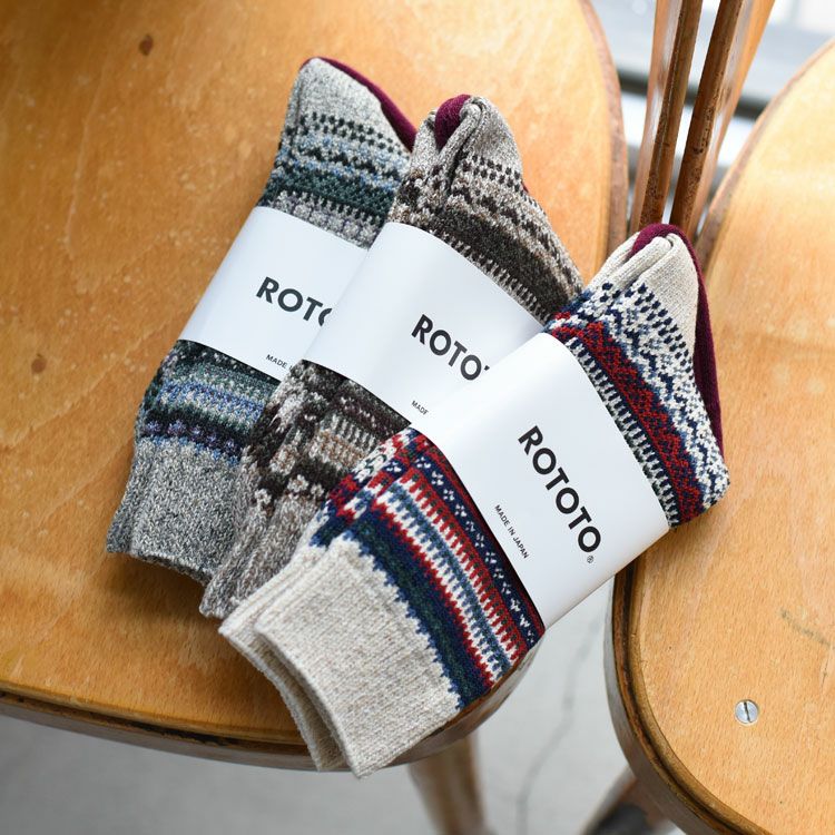 NORDIC PATTERN SOCKS ノルディック パターンソックス