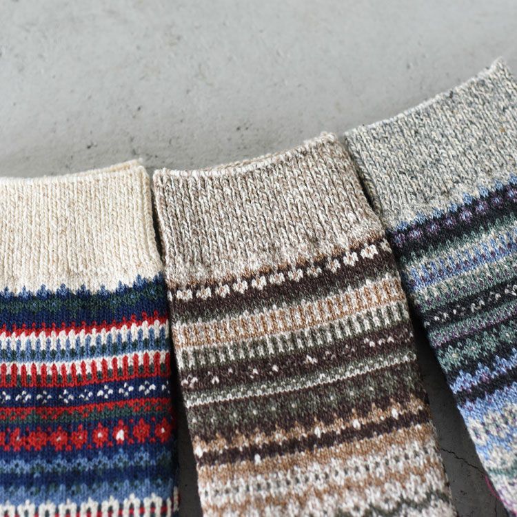 NORDIC PATTERN SOCKS ノルディック パターンソックス