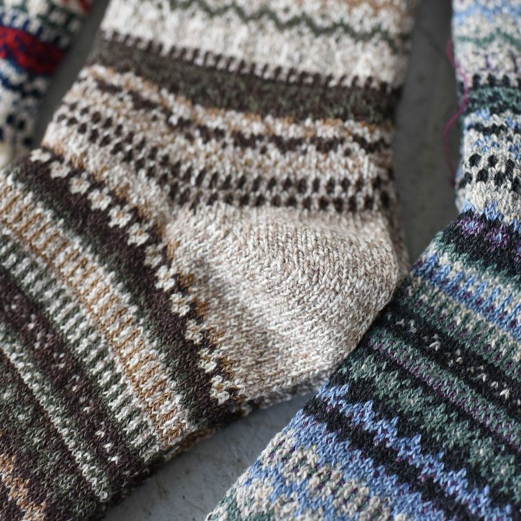 NORDIC PATTERN SOCKS ノルディック パターンソックス