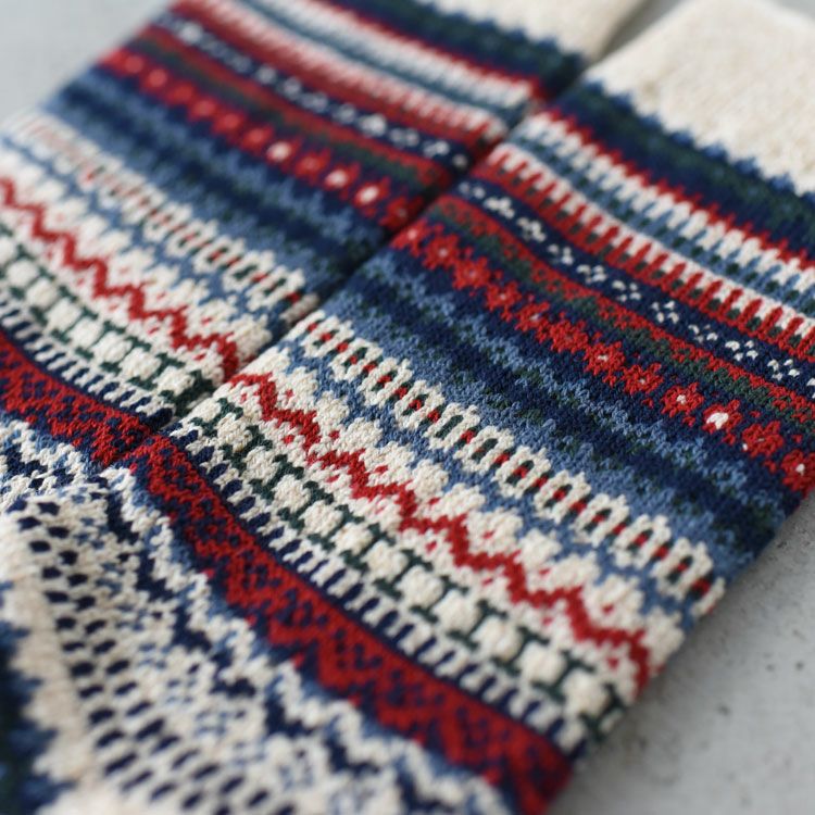 NORDIC PATTERN SOCKS ノルディック パターンソックス