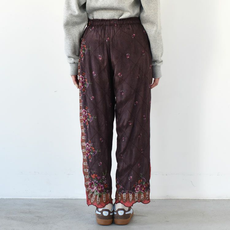 pattern quilt pants パターンキルトパンツ