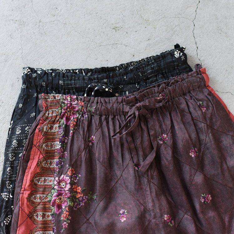 pattern quilt pants パターンキルトパンツ