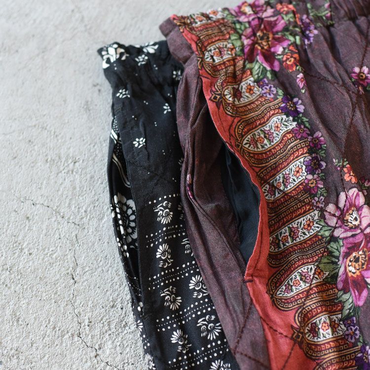pattern quilt pants パターンキルトパンツ