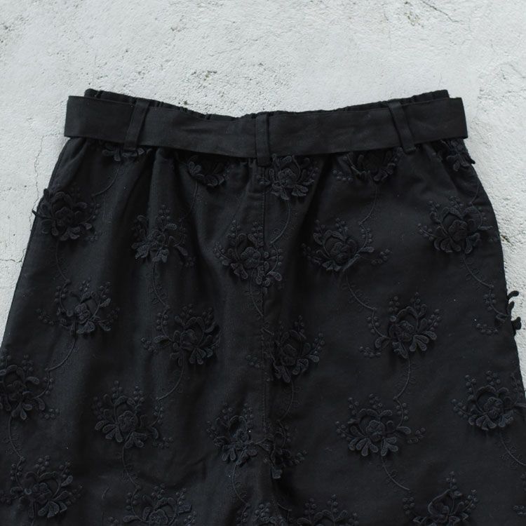 3D embroidery twill easy pants 3Dエンブロイダリーツイルイージーパンツ