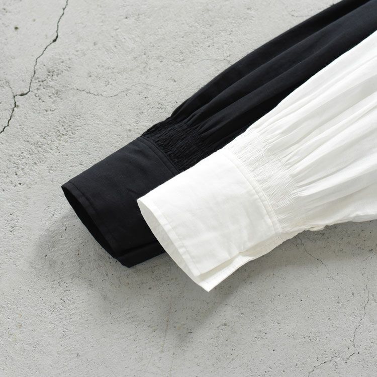 front scallop ribbon blouse フロントスカラップリボンブラウス