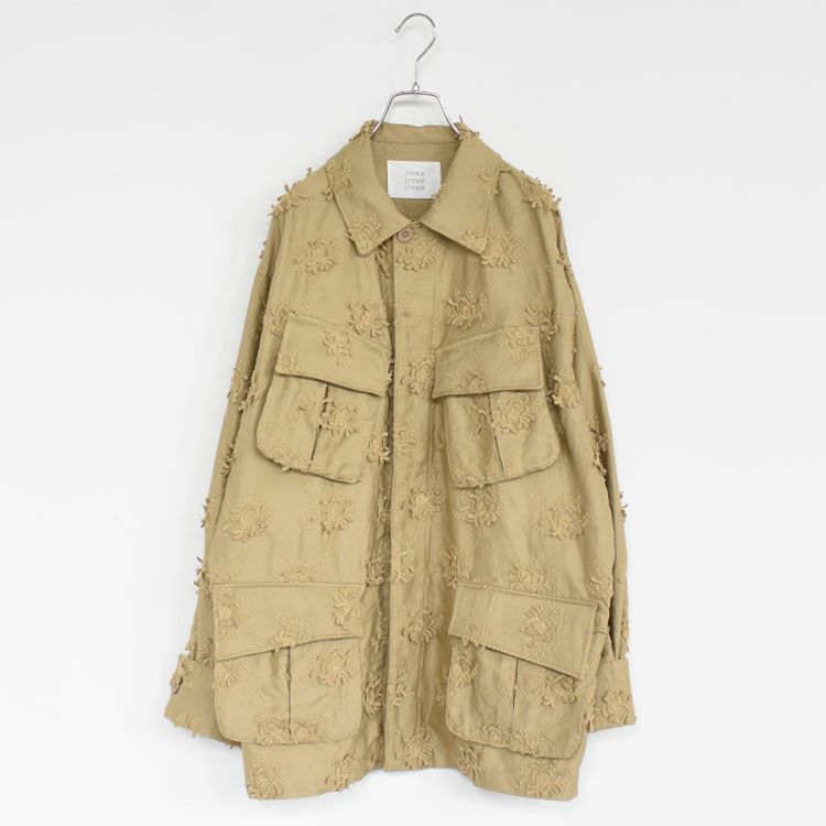 3D embroidery military shirt 3Dエンブロイダリーミリタリーシャツ