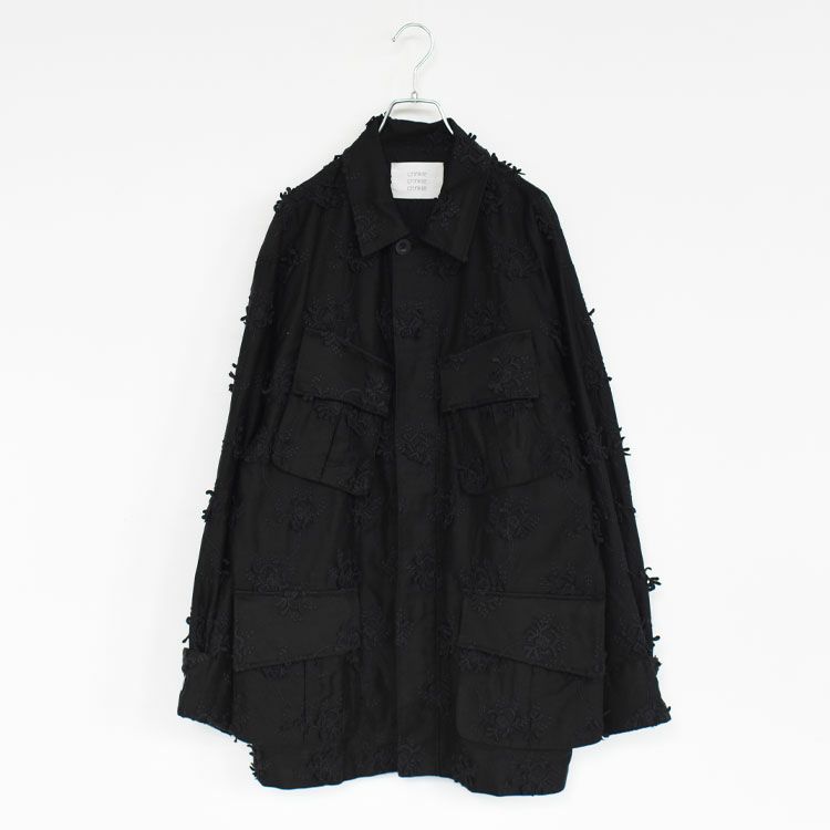 3D embroidery military shirt 3Dエンブロイダリーミリタリーシャツ