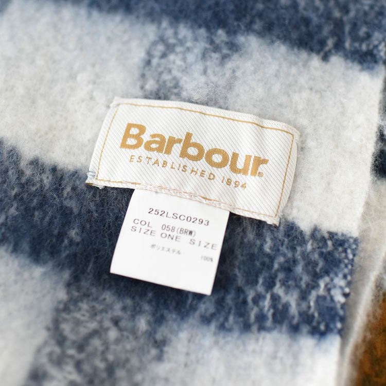 ISLA TARTAN BOUCLE SCARF アイラ タータンブークレ マフラー