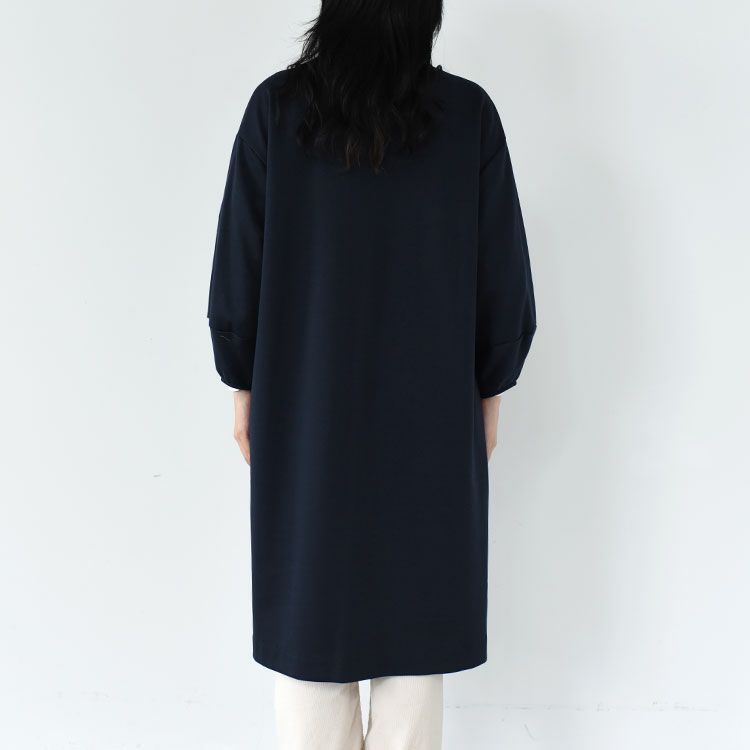 smooth double-knit skipper onepiece スムースダブルニットスキッパーワンピース
