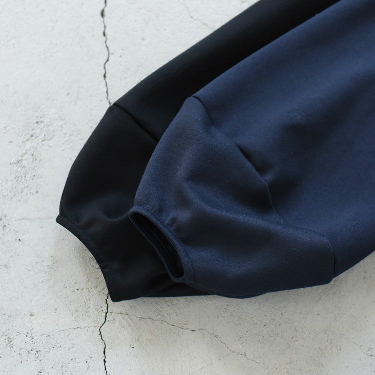 smooth double-knit skipper onepiece スムースダブルニットスキッパーワンピース