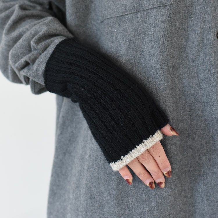Rib Wrist Warmer Tipping リブリストウォーマーティッピング