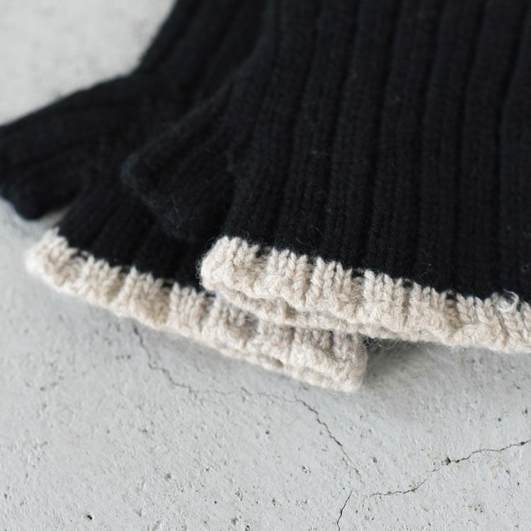 Rib Wrist Warmer Tipping リブリストウォーマーティッピング