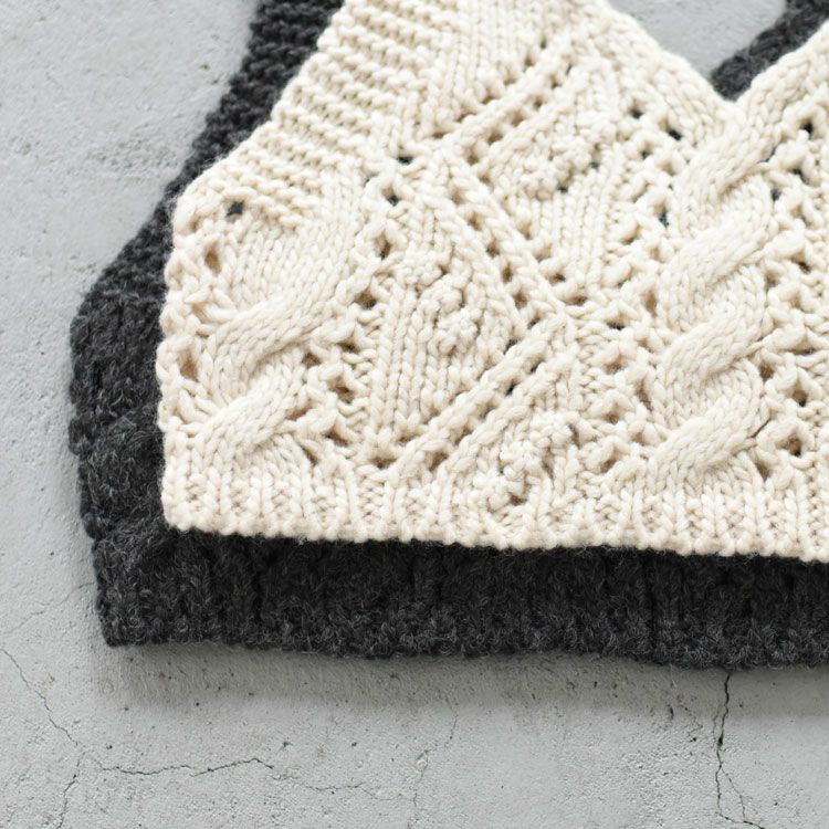 Cable Knit Bustier ケーブルニットビスチェ