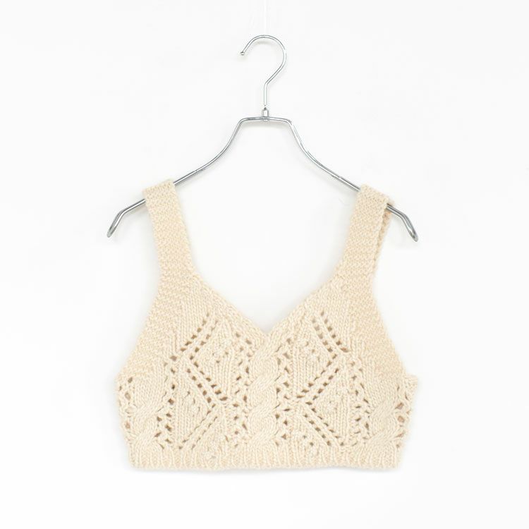 Cable Knit Bustier ケーブルニットビスチェ