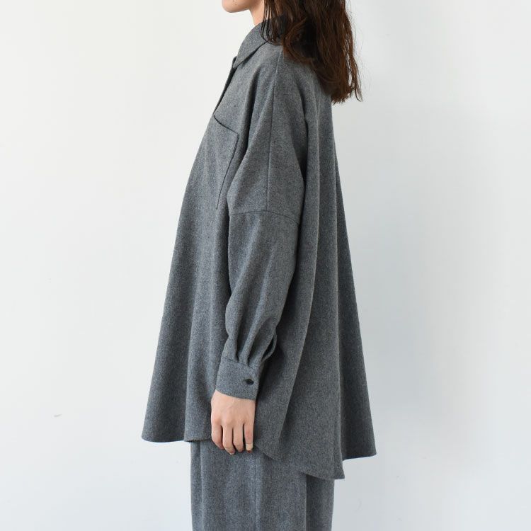 wide shirt with pockets ポケット付きワイドシャツ