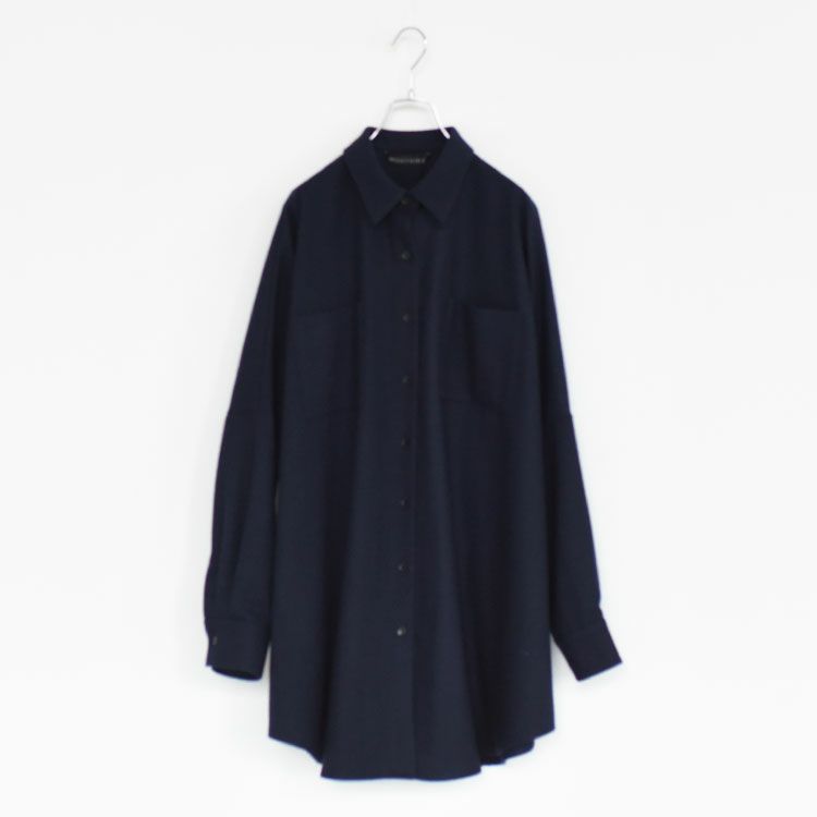 wide shirt with pockets ポケット付きワイドシャツ