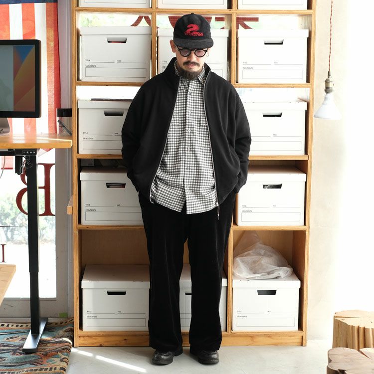 PEACE COTTON ZIP UP JACKET with SILVER CHARM ピースコットンジップアップジャケット シルバーチャーム