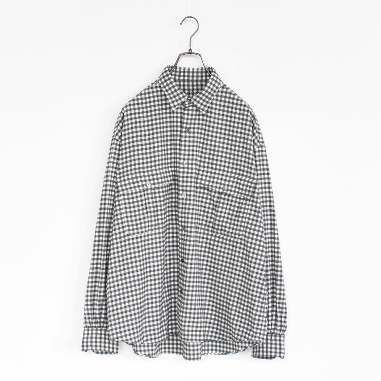 ROLL UP FLANNEL GINGHAM CHECK SHIRT ロールアップ フランネル