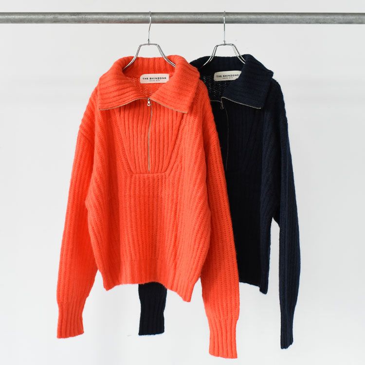 DUFFY HALF ZIP KNIT ダッフィー ハーフジップニット