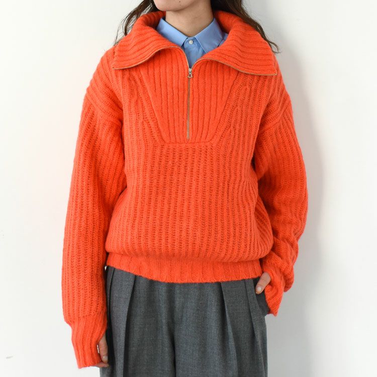 DUFFY HALF ZIP KNIT ダッフィー ハーフジップニット