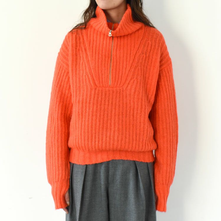 DUFFY HALF ZIP KNIT ダッフィー ハーフジップニット