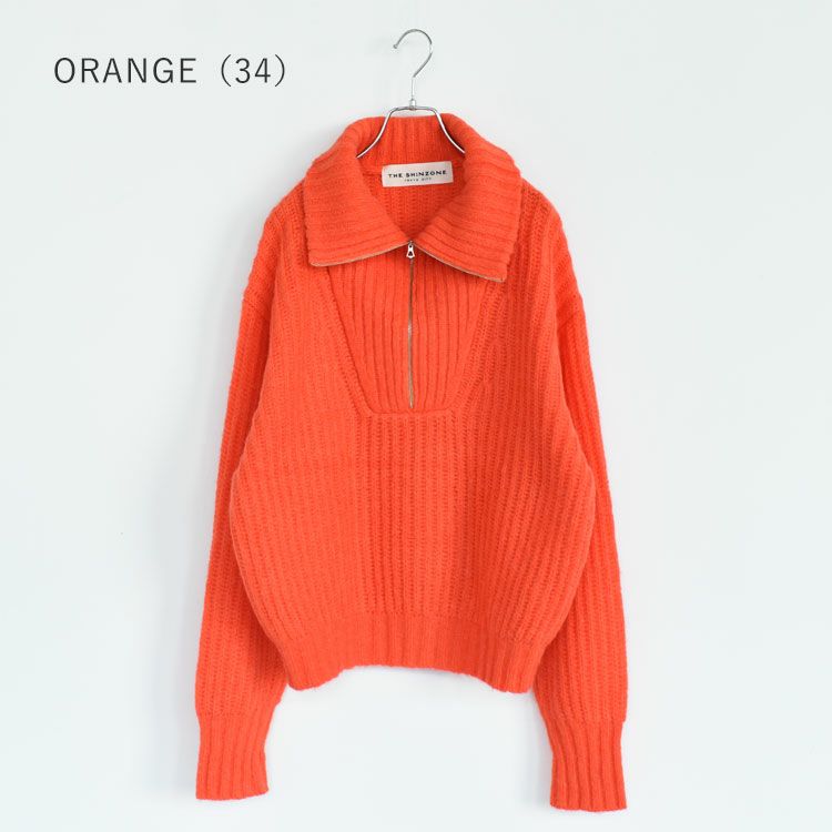 DUFFY HALF ZIP KNIT ダッフィー ハーフジップニット