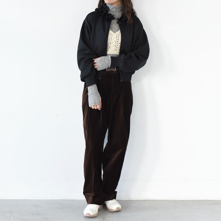 frill collar track jacket フリルカラートラックジャケット