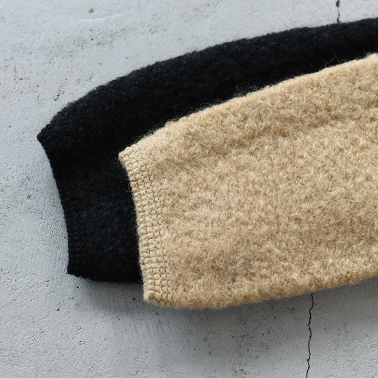 MOHAIR & SHETLAND WOOL JUMBO LOOP KNIT JACKET ジャンボループニットジャケット