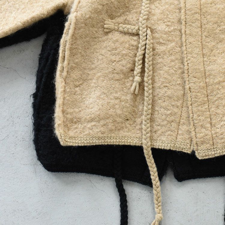 MOHAIR & SHETLAND WOOL JUMBO LOOP KNIT JACKET ジャンボループニットジャケット