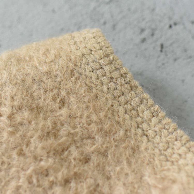 MOHAIR & SHETLAND WOOL JUMBO LOOP KNIT JACKET ジャンボループニットジャケット