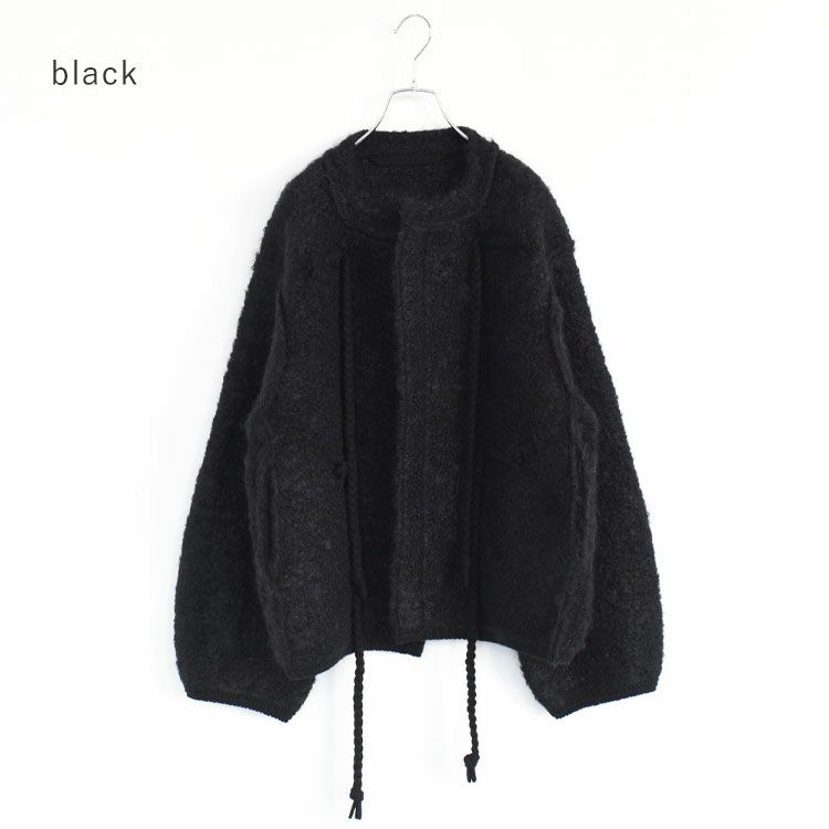 MOHAIR & SHETLAND WOOL JUMBO LOOP KNIT JACKET ジャンボループニットジャケット
