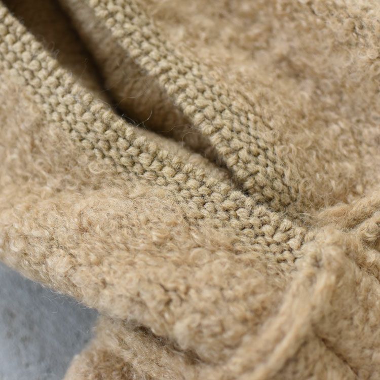 MOHAIR & SHETLAND WOOL JUMBO LOOP KNIT COAT ジャンボループニットコート