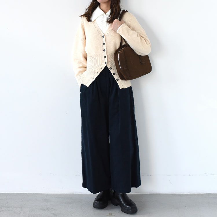 corduroy tuck wide PT コーデュロイタックワイドパンツ