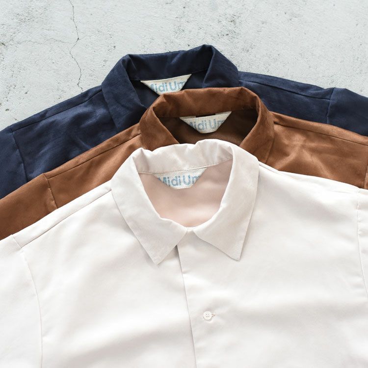 fake suede shirt フェイクスエードシャツ