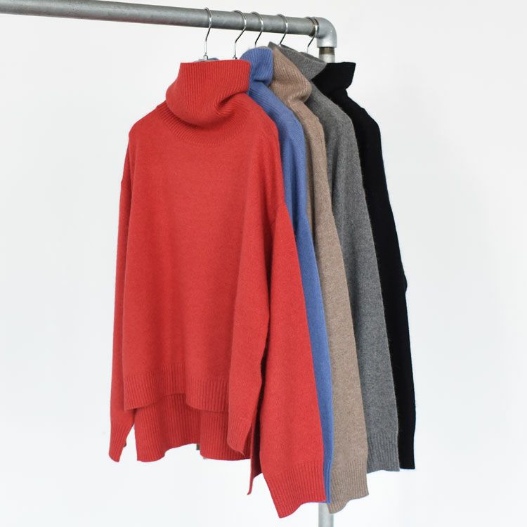 raccoon knit high neck pullover ラクーンニット ハイネックプルオーバー