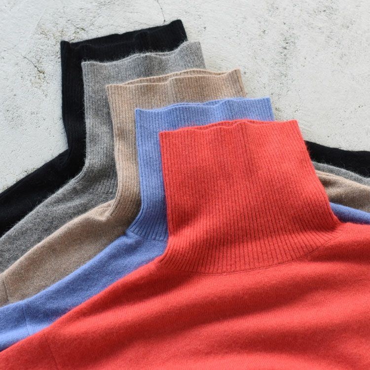 raccoon knit high neck pullover ラクーンニット ハイネックプルオーバー
