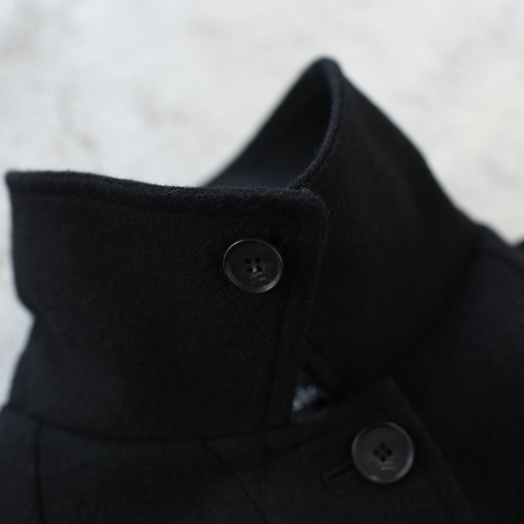 wool blend balmacaan coat ウールブレンド バルマカーンコート