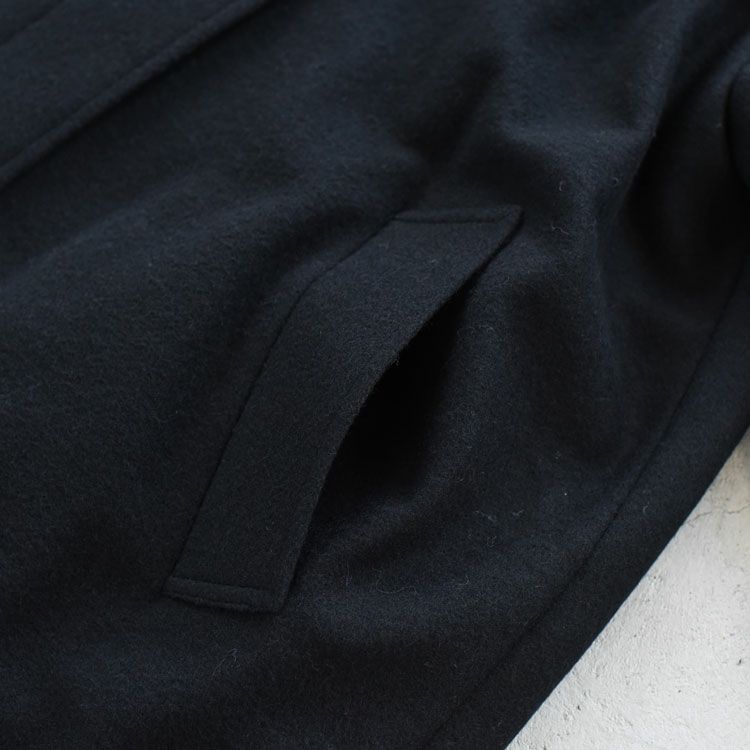 wool blend balmacaan coat ウールブレンド バルマカーンコート