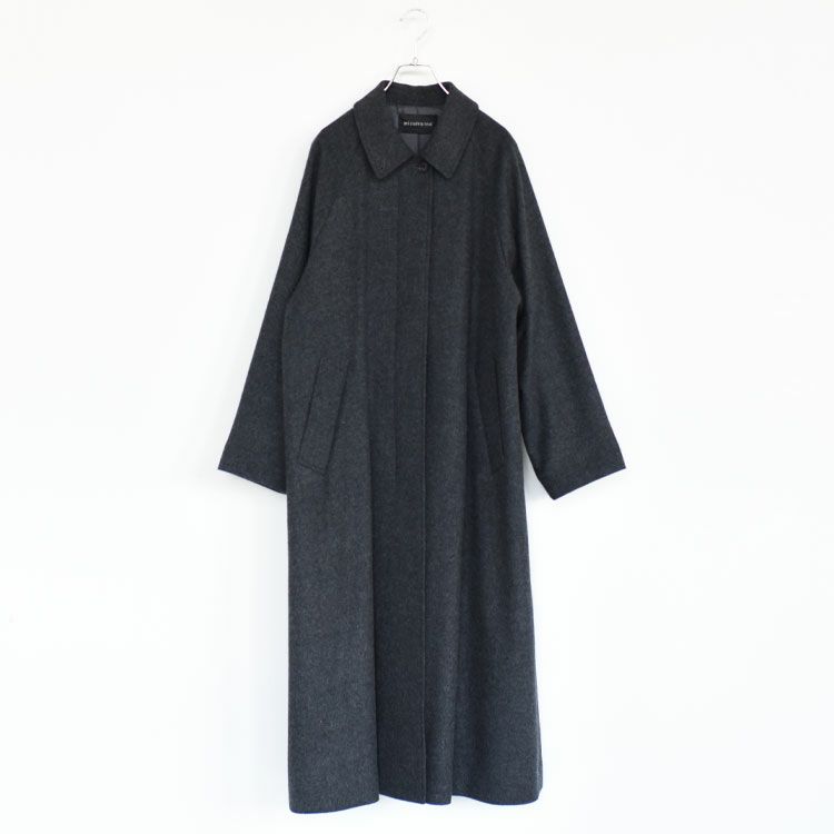 wool blend balmacaan coat ウールブレンド バルマカーンコート