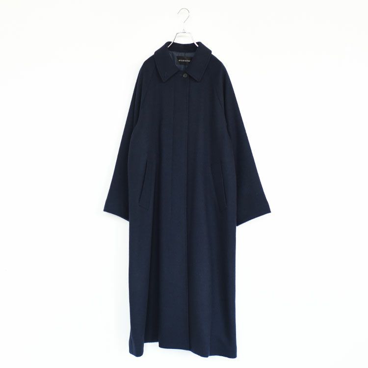 wool blend balmacaan coat ウールブレンド バルマカーンコート